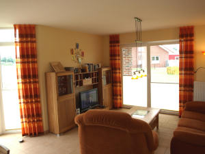 Wohnzimmer Ferienhaus Emsland