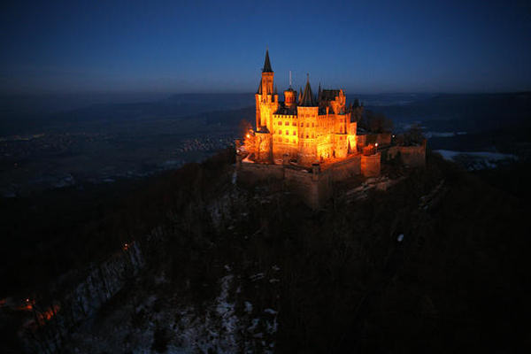 Burg Hohenzollern in der Schwäbischen Alb
